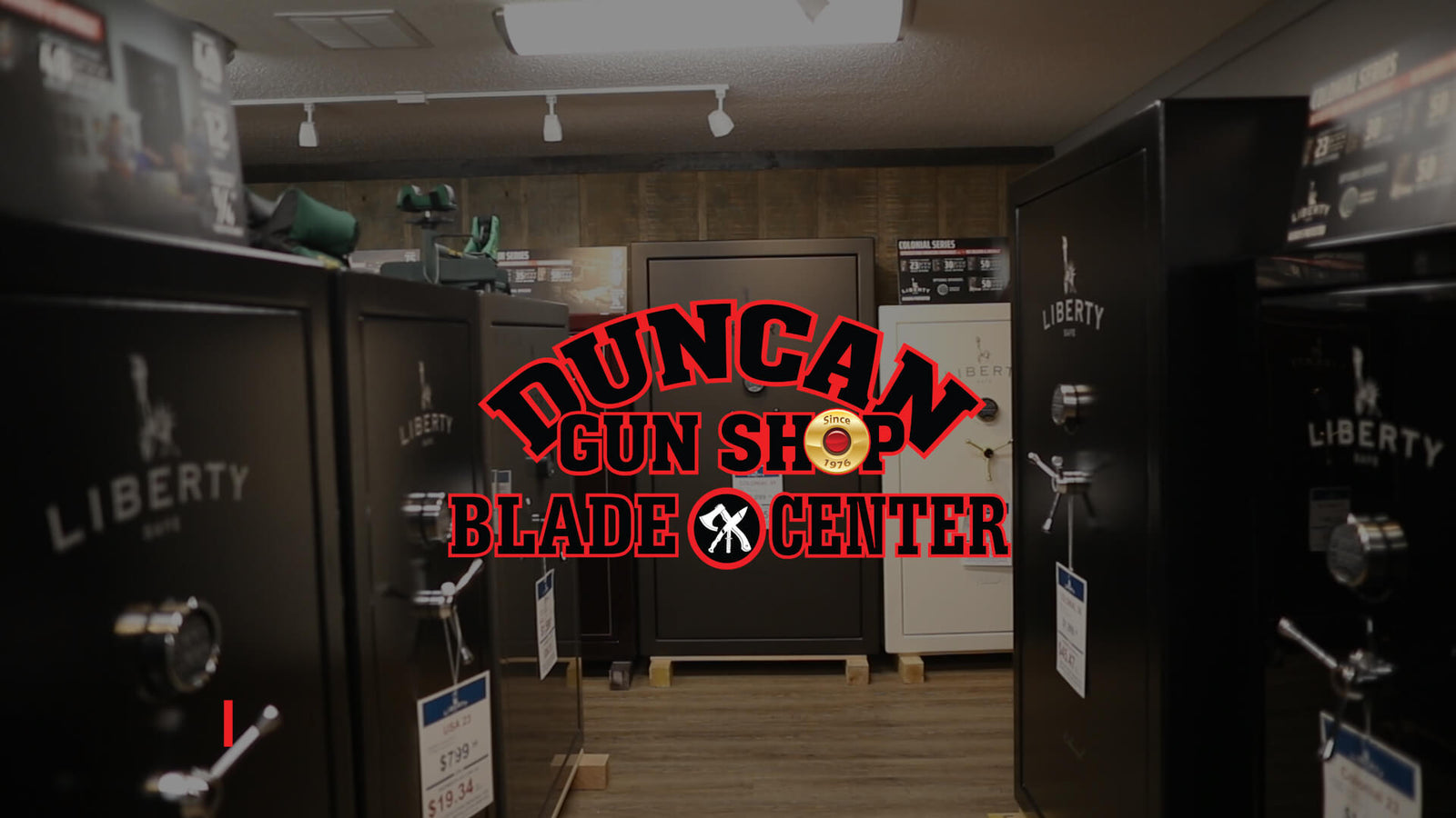 Duncan Gun Liberty Safe Showroom