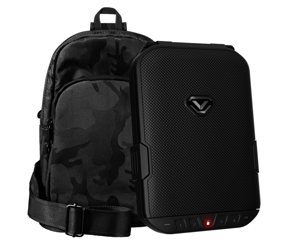 Vaultek LifePod TrekPack (Black w/ Black Camo Bag)