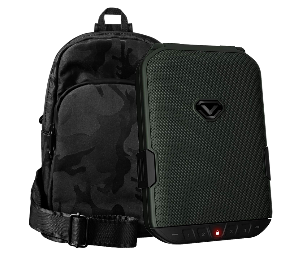 Vaultek LifePod TrekPack (Olive Drab Green w/ Camo Bag)