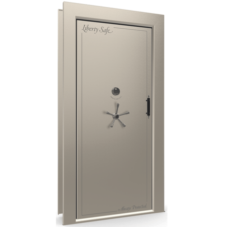 Vault Door Series | In-Swing | Left  Hinge | Champagne Gloss | Electronic Lock - closed