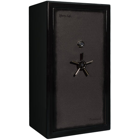Presidential Series | Level 10 Security | 2.5 Hours Fire Protection | 40 | Dimensions: 66”(H) x 36”(W) x 27.75"(D*) | Gray Charcoal Gloss | Mechanical Lock - Closed