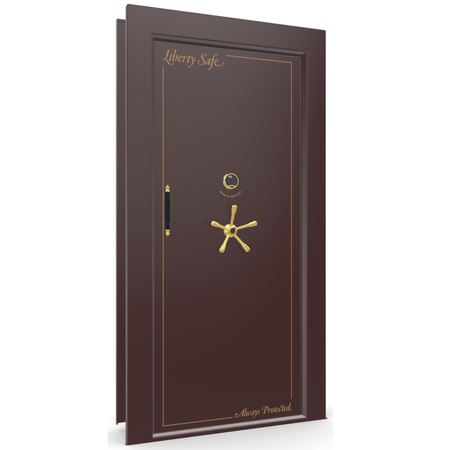 Vault Door Series | In-Swing | Right Hinge | White Marble | Mechanical Lock