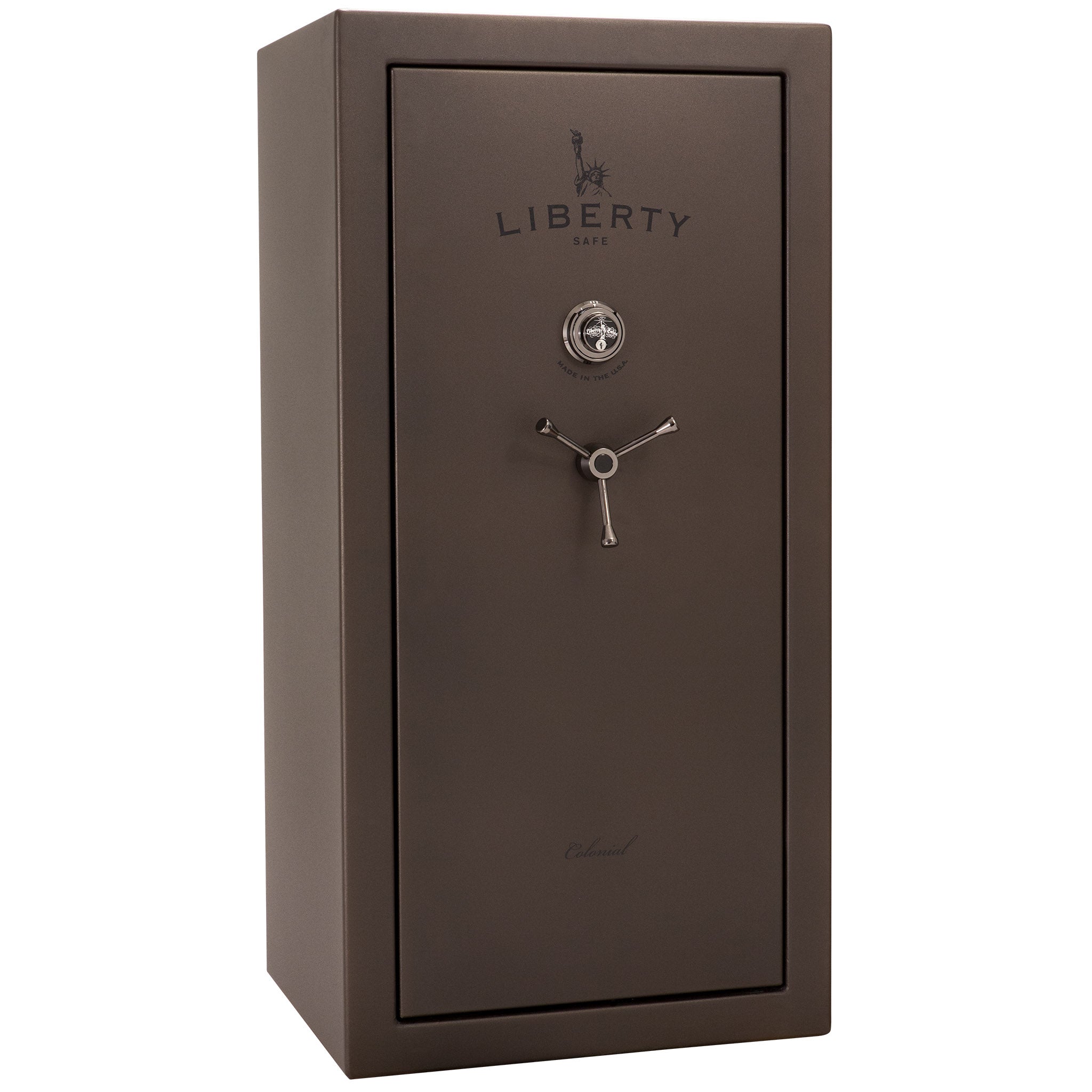 Colonial Series | Level 4 Security | 75 Minute Fire Protection | 23 PRO FLEX | DIMENSIONS: 60.5"(H) X 30"(W) X 22"(D*) | Bronze Textured | Mechanical Lock - Closed