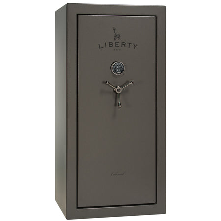 Colonial Series | Level 4 Security | 75 Minute Fire Protection | 23 PRO FLEX | DIMENSIONS: 60.5"(H) X 30"(W) X 22"(D*) | Gray Marble | Electronic Lock - Closed