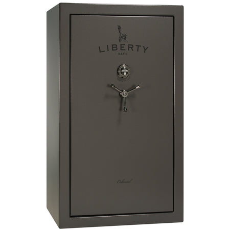 Colonial Series | Level 4 Security | 75 Minute Fire Protection | 30 PRO FLEX | DIMENSIONS: 60.5"(H) X 36"(W) X 22"(D*) | Gray Marble | Mechanical Lock - Closed