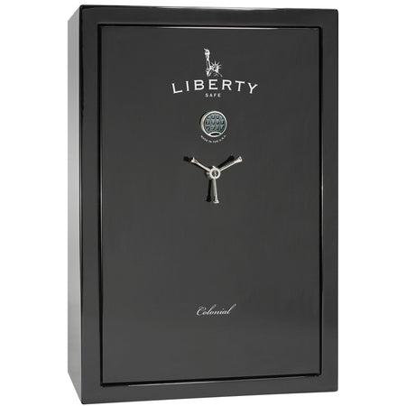 Colonial Series | Level 4 Security | 75 Minute Fire Protection | 35 | DIMENSIONS: 60.5"(H) X 42”(W) X 22"(D*) | Black Gloss | Electronic Lock - closed