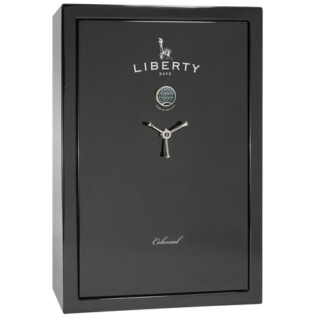 Colonial Series | Level 4 Security | 75 Minute Fire Protection | 35 | DIMENSIONS: 60.5"(H) X 42”(W) X 22"(D*) | Black Gloss | Electronic Lock - closed