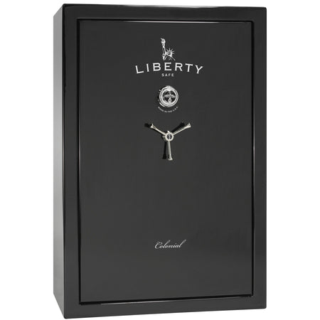 Colonial Series | Level 4 Security | 75 Minute Fire Protection | 35 | DIMENSIONS: 60.5"(H) X 42”(W) X 22"(D*) | Black Gloss | Mechanical Lock - closed