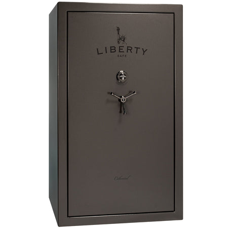 Colonial Series | Level 4 Security | 75 Minute Fire Protection | 50 | DIMENSIONS: 72.5"(H) X 42"(W) X 27.5"(D*) | Gray Gloss | Mechanical Lock - Closed