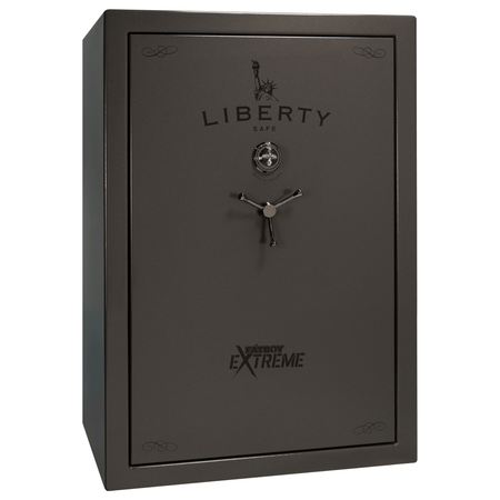 Fatboy Series | 64XT | Level 5 Security | 110 Minute Fire Protection | Dimensions: 60.5"(H) x 42"(W) x 27.5"(D) | Up to 60 Long Guns | Gray Marble | Mechanical Lock