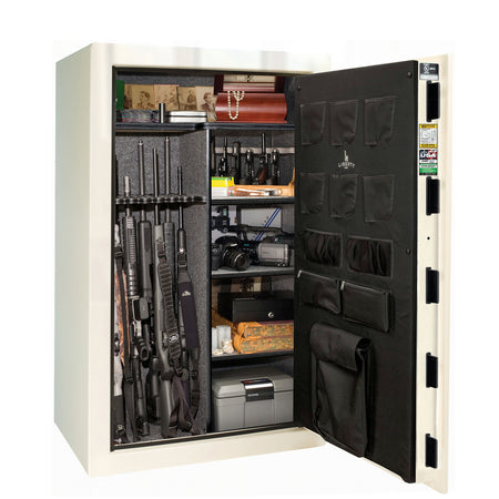 USA Series | Level 3 Security | 60 Minute Fire Rating | 36 | Dimensions: 60.5"(H) x 36"(W) x 22"(D) | White Gloss | Electronic Lock - open