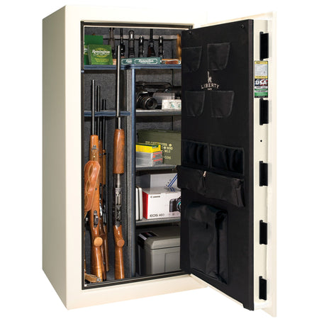 USA Series | Level 3 Security | 60 Minute Fire Rating | 30 | Dimensions: 60.5"(H) x 30"(W) x 22"(D) | White Gloss | Electronic Lock - Open