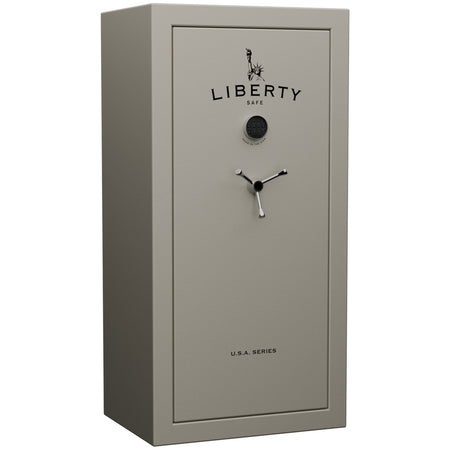 USA Series | Level 3 Security | 60 Minute Fire Rating | 30 | Dimensions: 60.5"(H) x 30"(W) x 22"(D) | Canvas Beige Textured Limited Edition Safe Colors | Electronic Lock - Closed Door