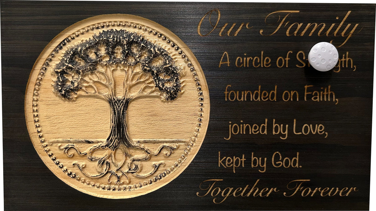 Our Family Tree Roots Wall Decoration Gun Safe - Securely Store Your G ...