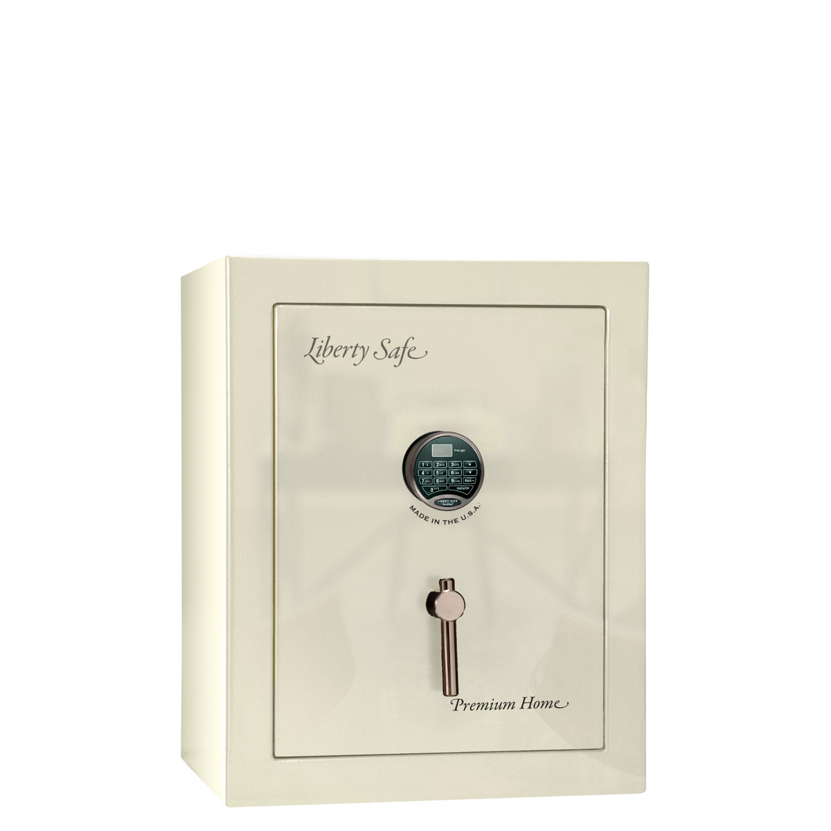 Premium Home Series | Level 7 Security | 2 Hour Fire Protection | 08 | Dimensions: 30&quot;(H) x 24&quot;(W) x 20.25&quot;(D) | Black Gloss Brass - Closed Door